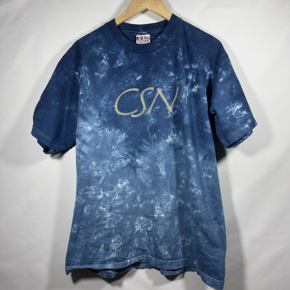 Vintage 2010 CSN Summer Tour‎ Tie Dye T-shirt Bayside  Size: XL